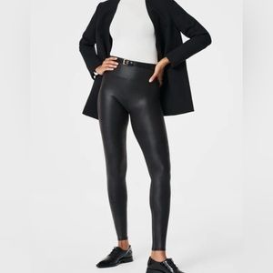 Spanx faux leather black leggings - #1 best seller